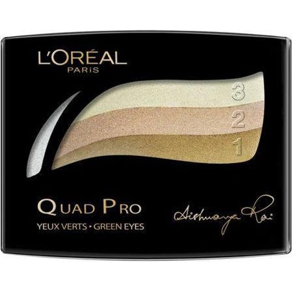 L'Oréal Paris Color Appeal Quad Pro - 319 Golden Green - Oogschaduw Palet