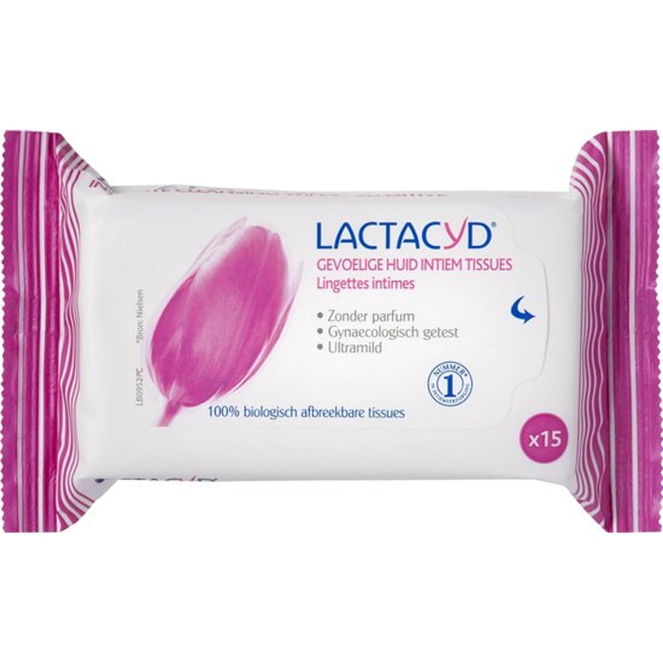 LACTACYD TISSUE GEVOELIGE HUID 15st