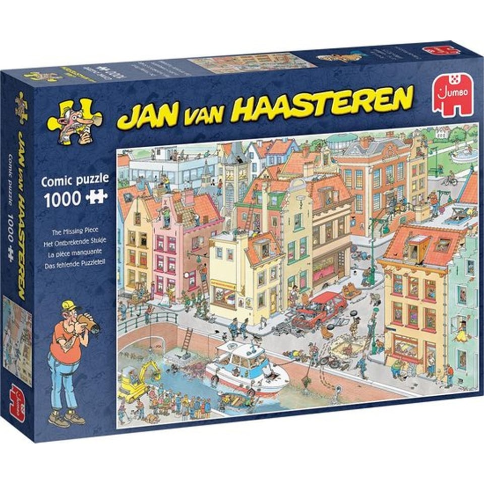 Jan Van Haasteren Puzzel Het Ontbrekende Stukje 1000 Stukje