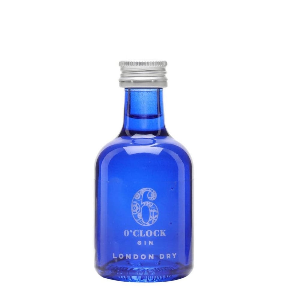 Gin 6 O' Clock Miniatuur 5cl