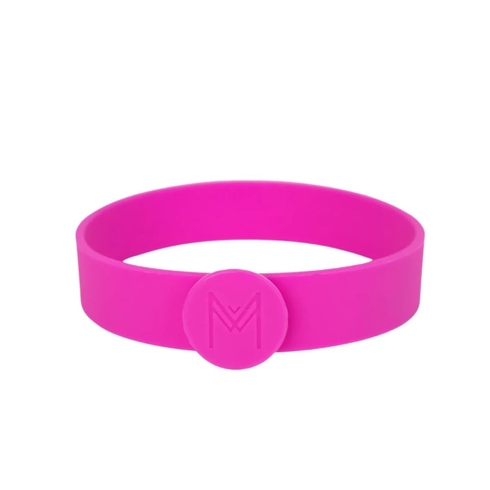 X MontiiCo Siliconen Bestek Bandje Pomegranate - Roze
