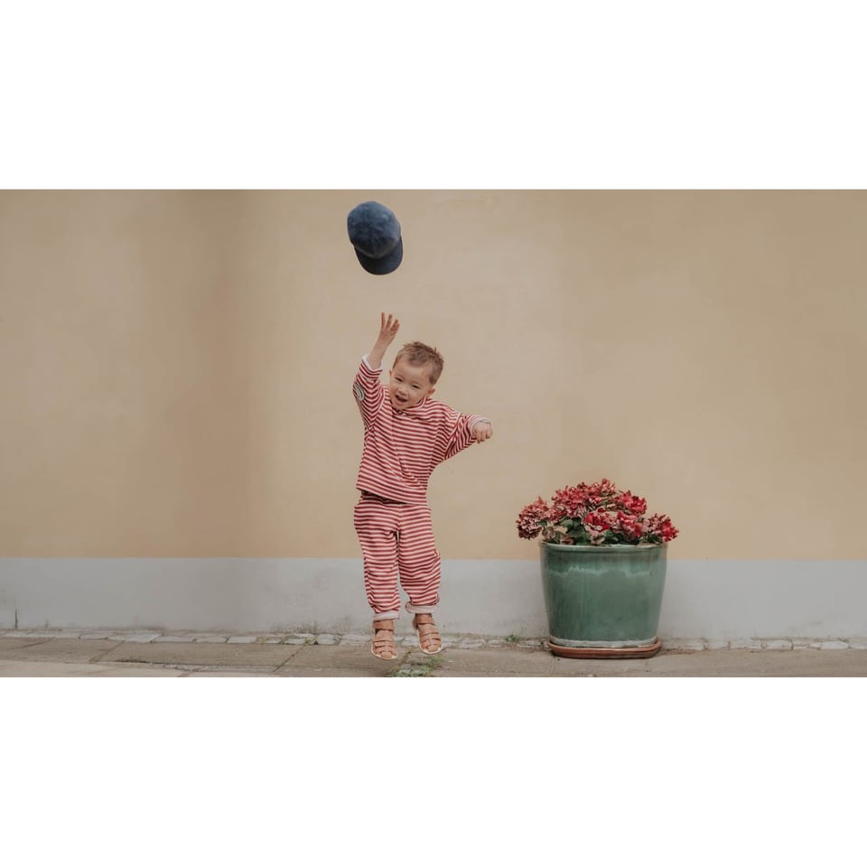 Fliink Alvin Sweatshirt Pompeian Red/ Sandshell