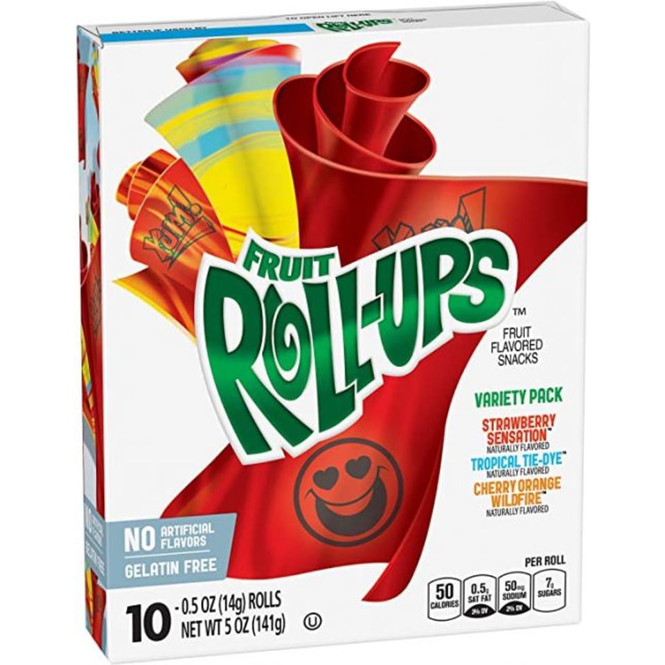 Betty Crocker Fruit Roll Ups Tropical Tie-Dye 141g