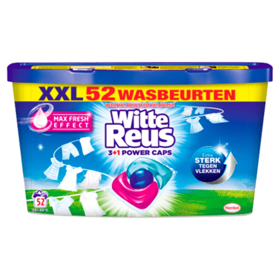 Witte Reus 3+1 Power Caps GVP 52 Wasbeurten