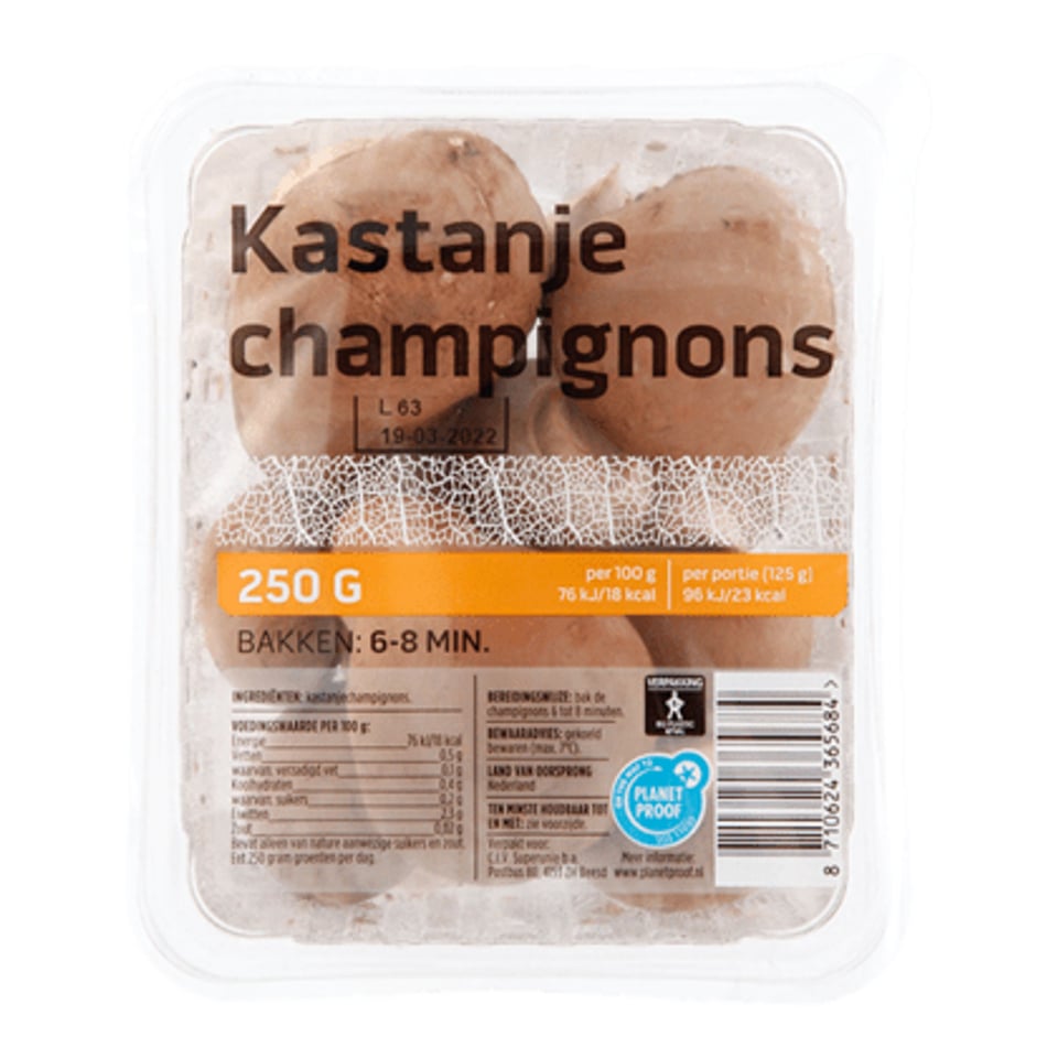 Neutraal Kastanjechampignons