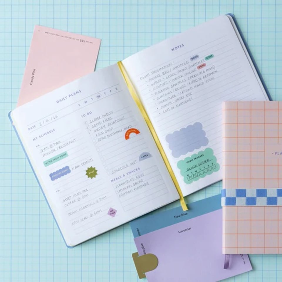 KIKKERLAND Undated Daily Planner
