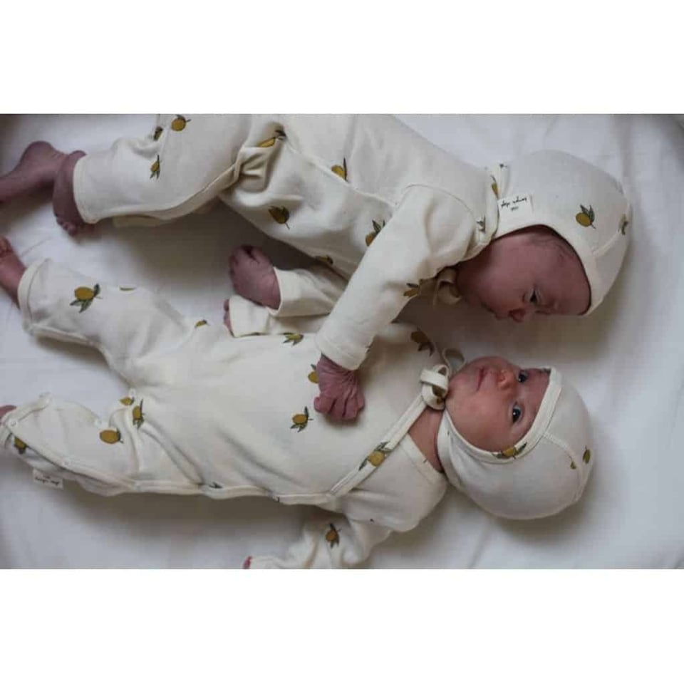 Konges Slojd Newborn Onesie Lemon