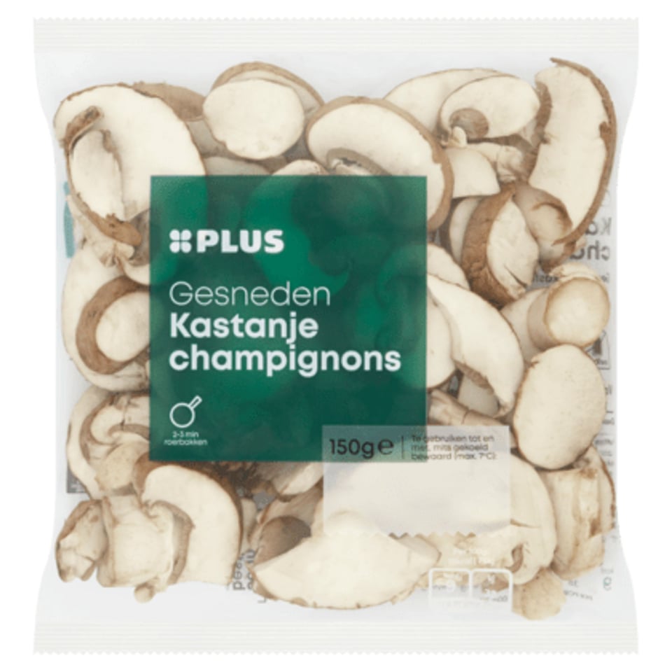 PLUS Kastanjechampignons Gesneden