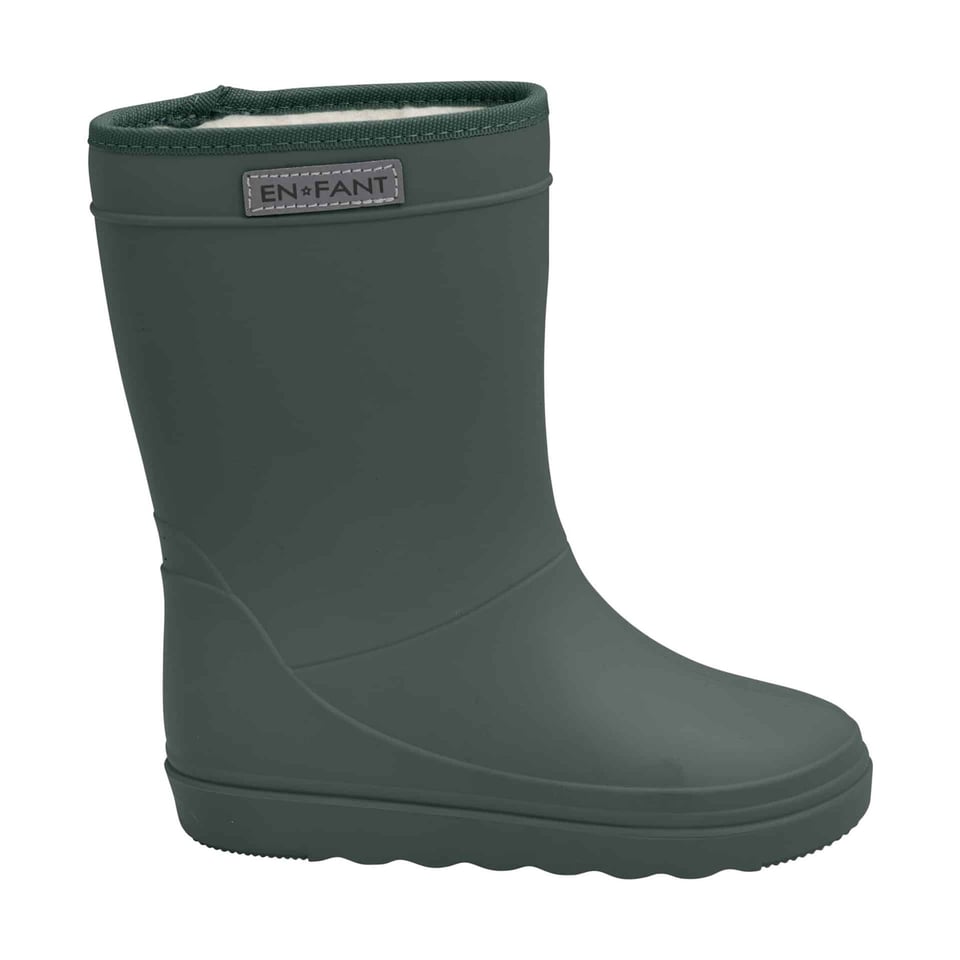 Enfant Thermo Boots Solid Green Gables