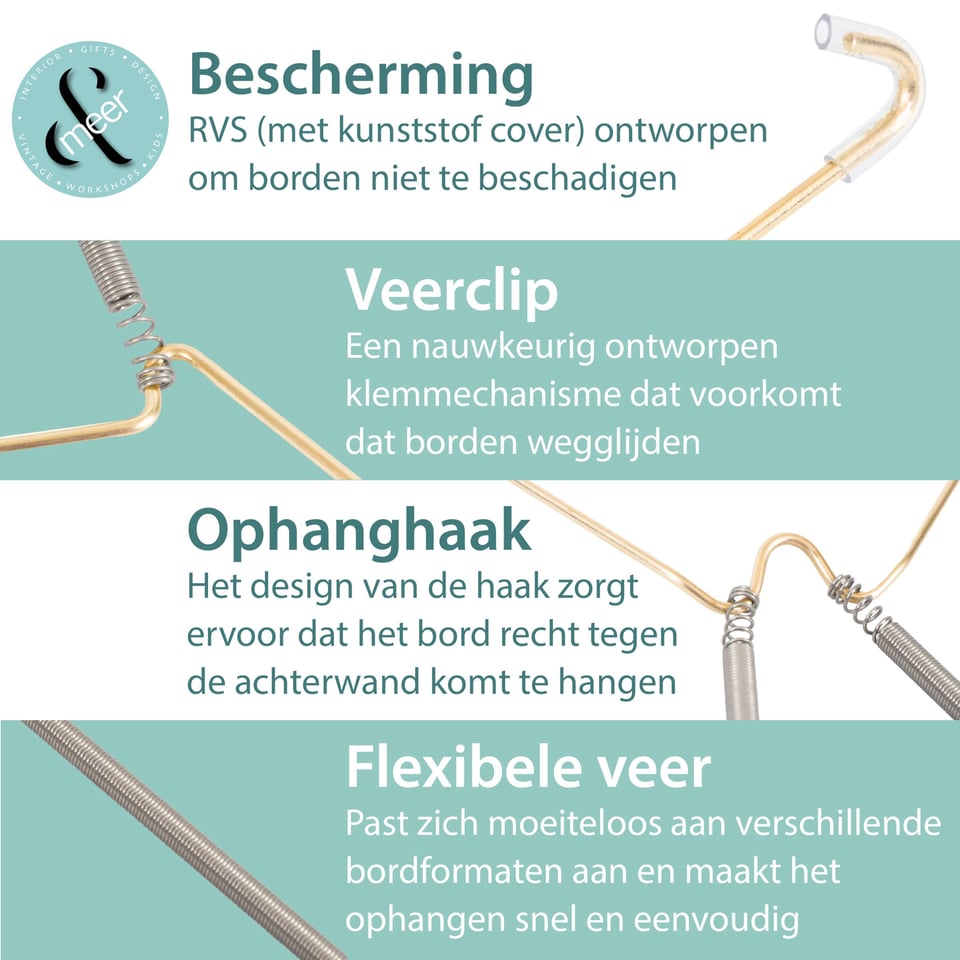 Gouden Bordenhanger