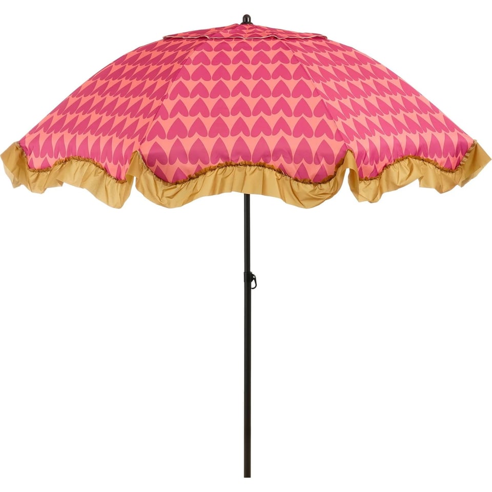 Mica Decorations Parasol Heart Pink