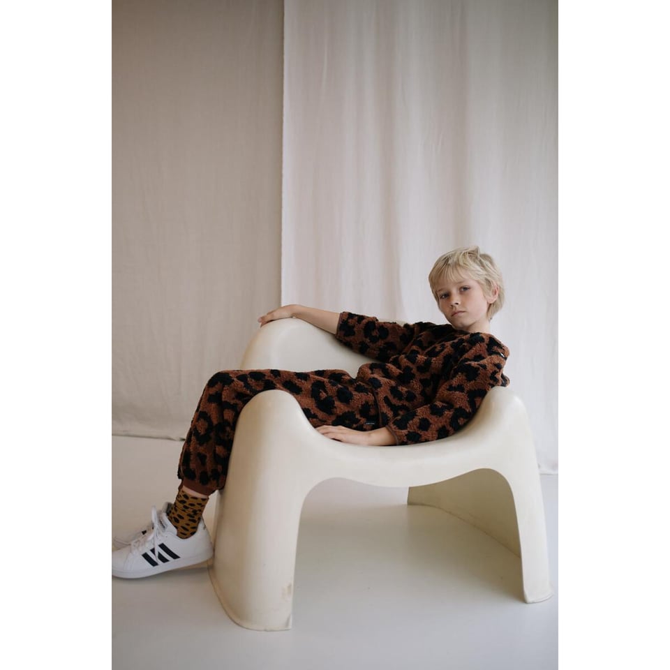 Daily Brat - Fluffy teddy leopard pants
