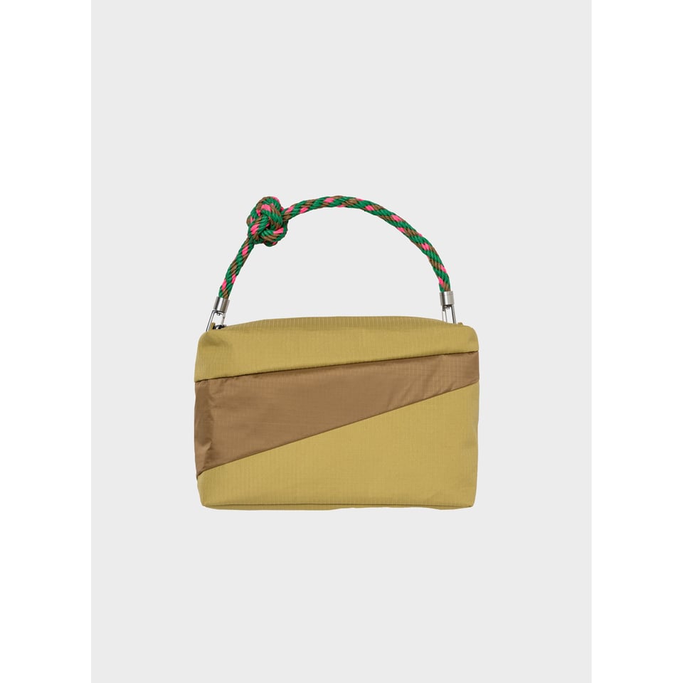 SUSAN BIJL Bum Bag Moss & Camel M