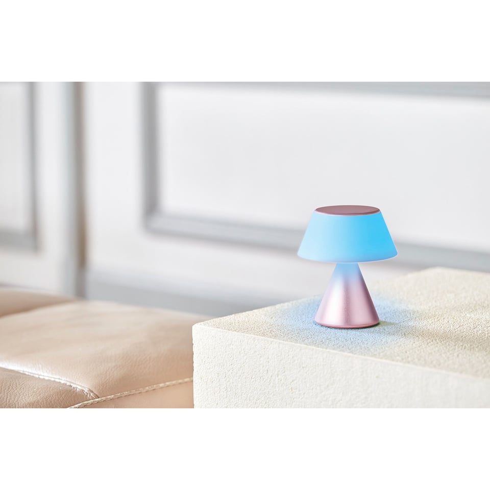 Lamp Luma M Licht Roze