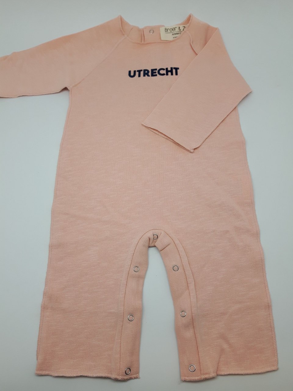 Broer & Zus Utrecht Babypakje 6m Zachtroze & Marineblauw