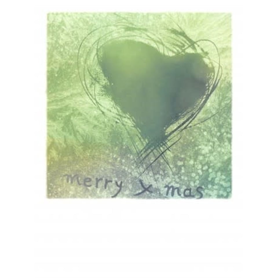 Kerstkaart - Frost Heart - Merry X-Mas