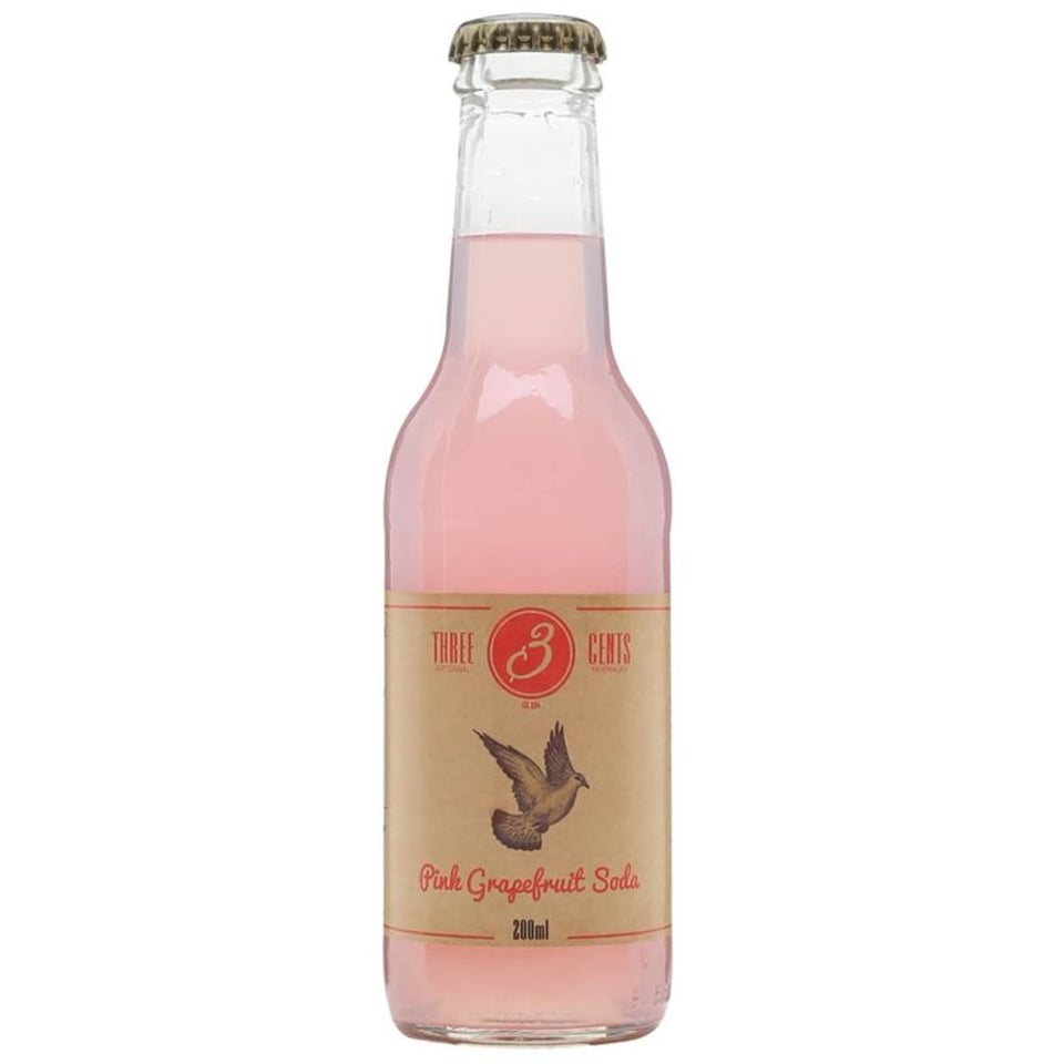 Three Cents Pink Grapefruit Soda 20cl