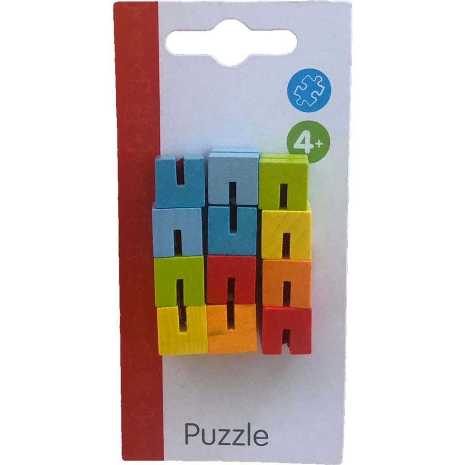Goki Cube Puzzle Slang Puzzel Met Elastiek 4+