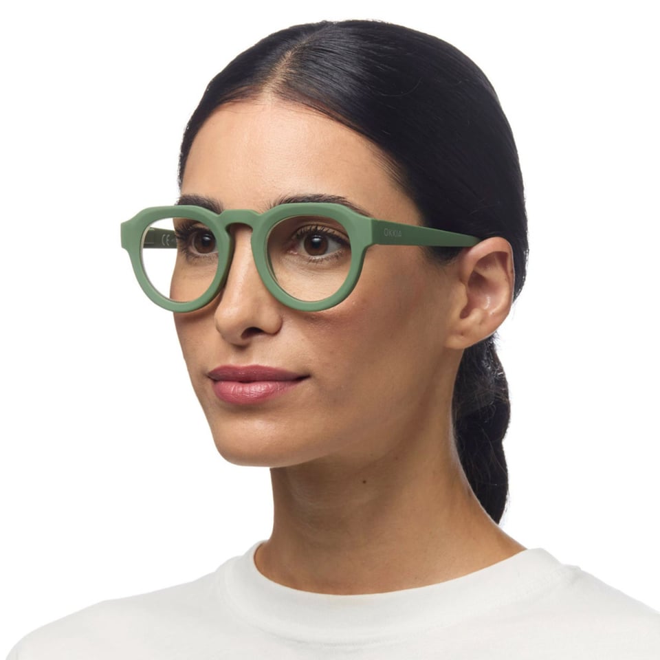 Leesbril ZENO Round Green OK042GR