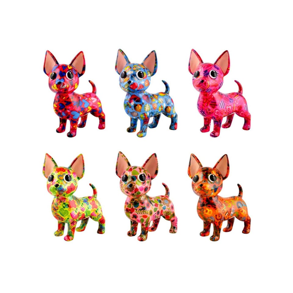 Spaarpot Chihuahua Cruz M H21cm in 6 Kleuren
