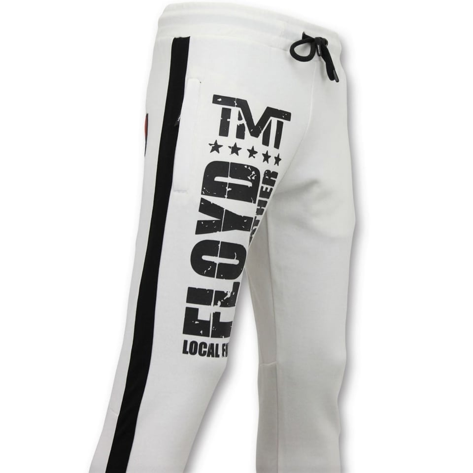 Exclusieve Joggingbroek Heren - Floyd Mayweather Sweatpants - Wit