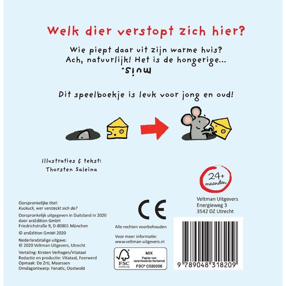 Flapjesboek :Welk Dier Verstopt Zich Hier?