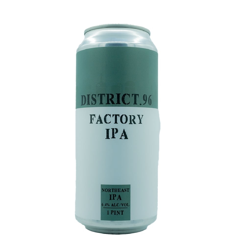 District 96 Brewing Co. Factory IPA