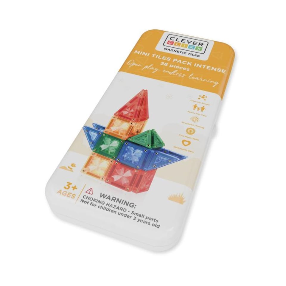 Cleverclixx Mini Tiles Pack Intense 28 Stuks