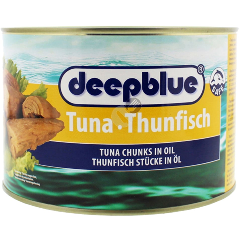 Deep Blue Tonijnstukken in Olie 1.7KG