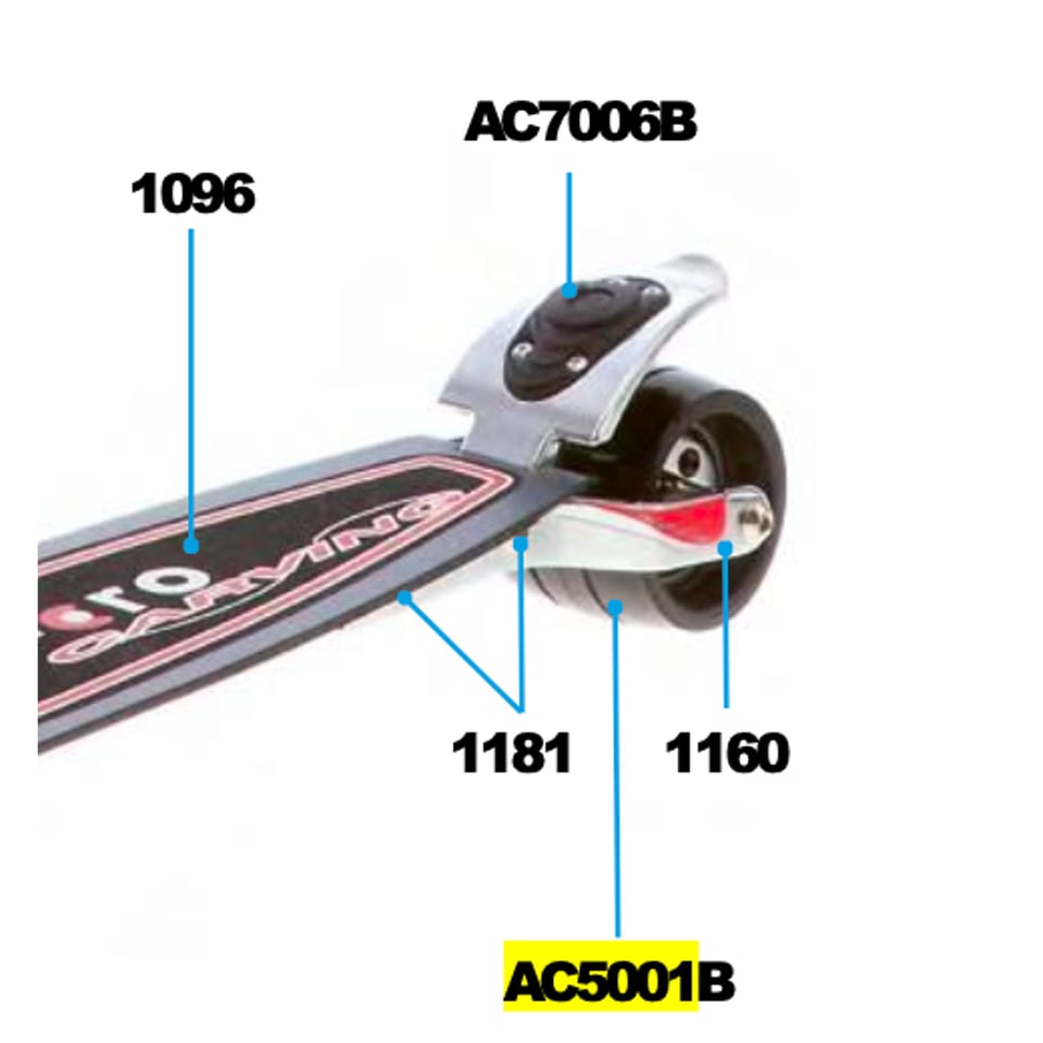 Carverwiel 80mm (AC5001)