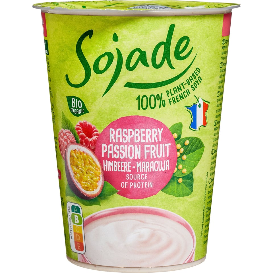 Plantaardige Variatie Op Yoghurt Soja - Framboos/passievrucht