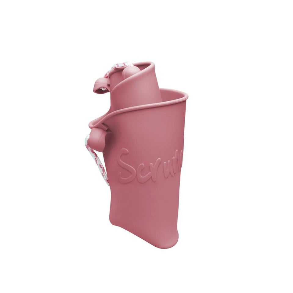 Scrunch Emmer 15 Cm Inhoud 1,5 Liter Oud Roze 1+