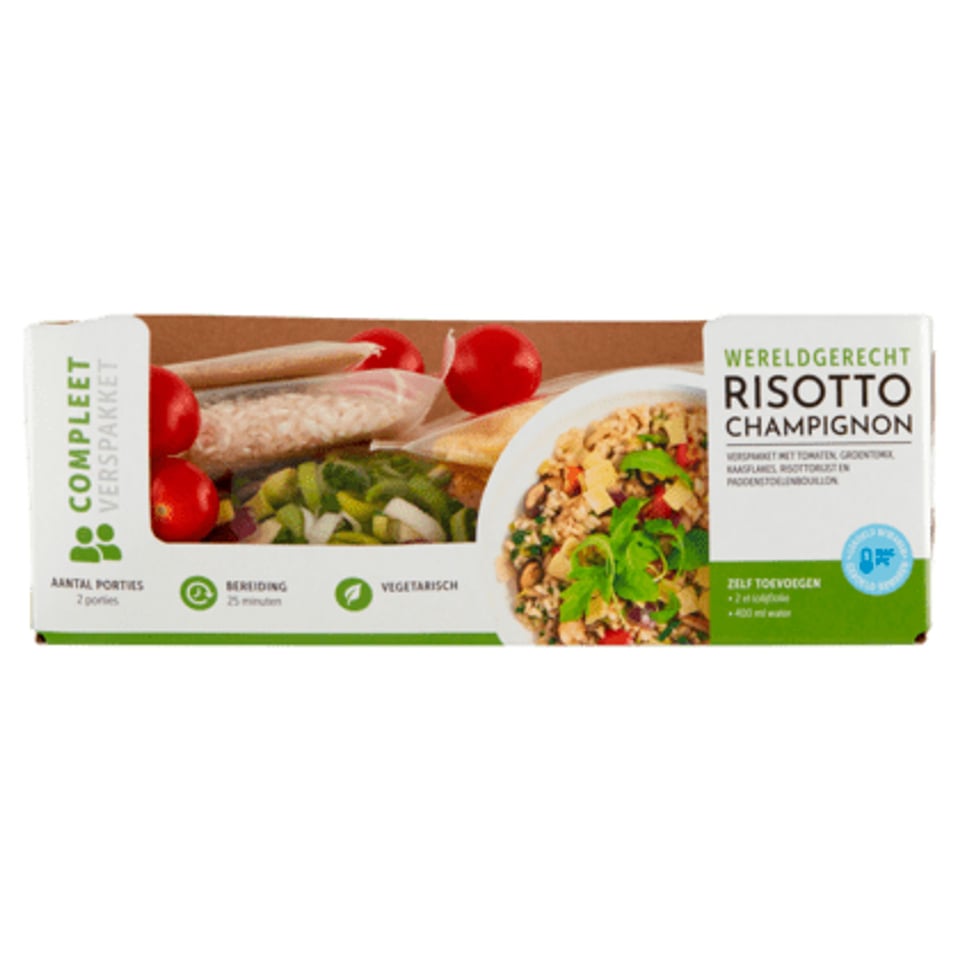 Fresh & Easy Gekoeld Verspakket Risotto Champignons