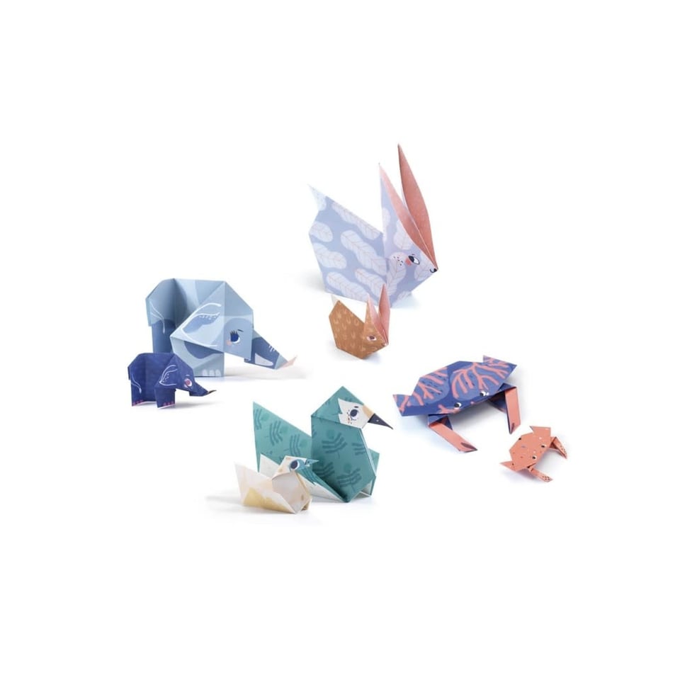 Djeco Eenvoudige Origami Dieren Familie 6-11 Jaar