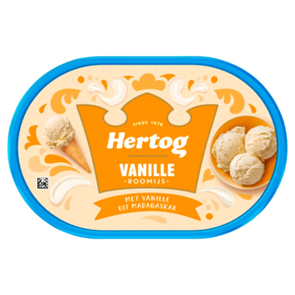 Hertog Ijs Romig Vanille