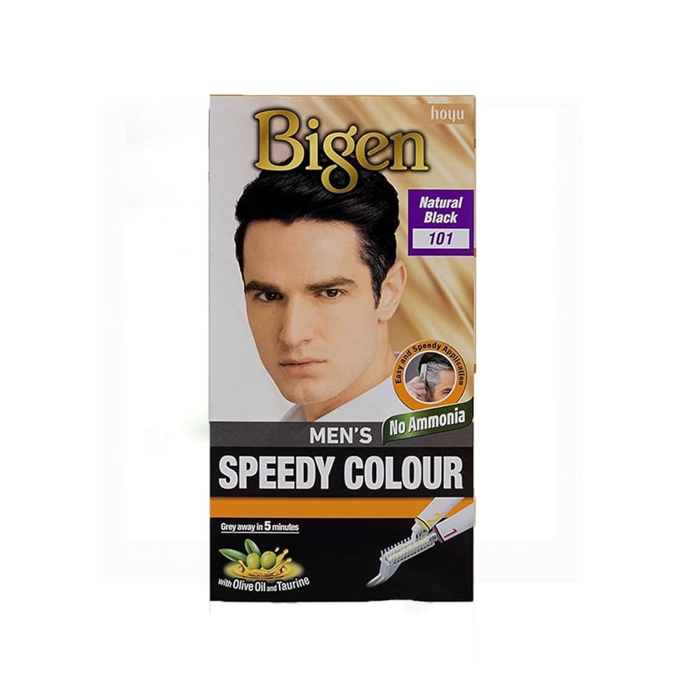 Bigen Men's Speedy Colour - Natural Black 101 | UK