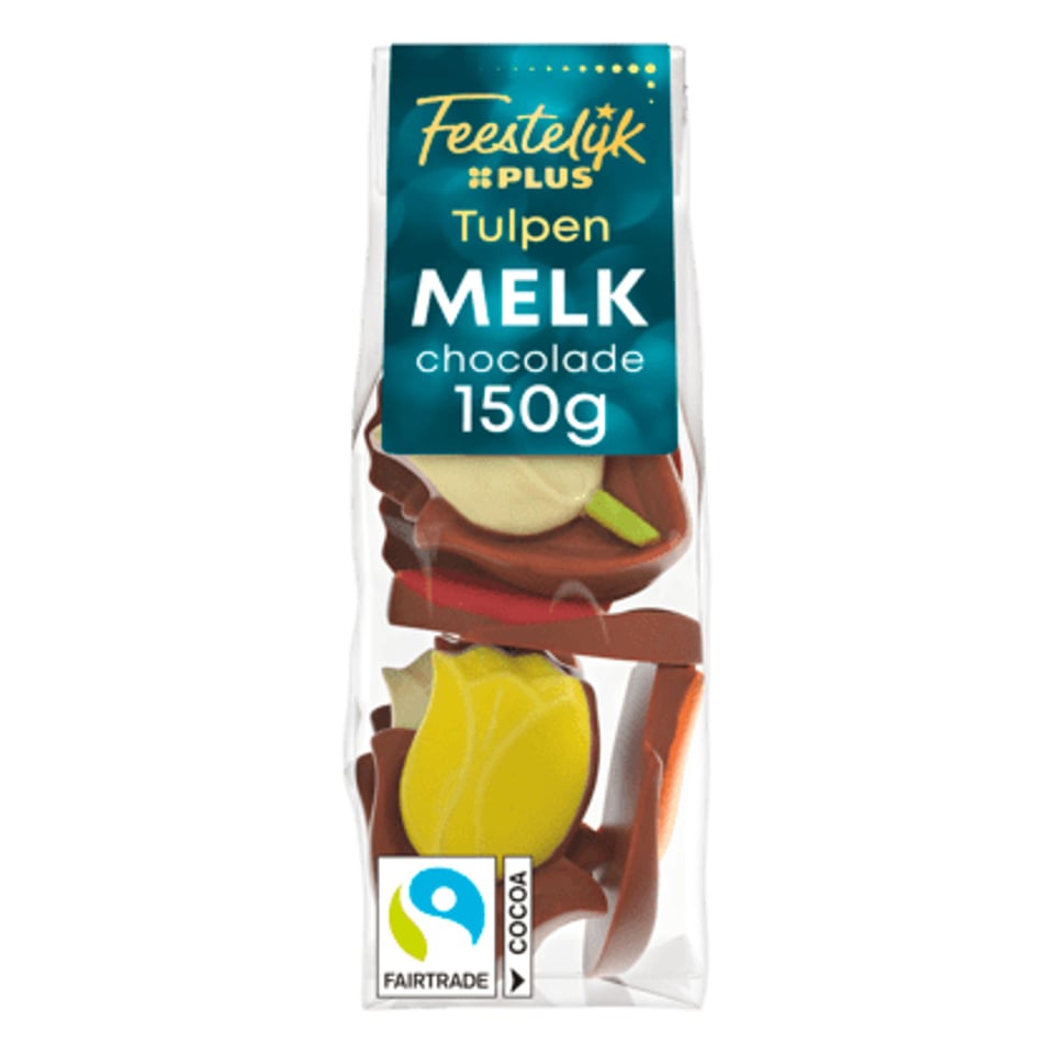 Feestelijk PLUS Chocolade Tulpen Fairtrade