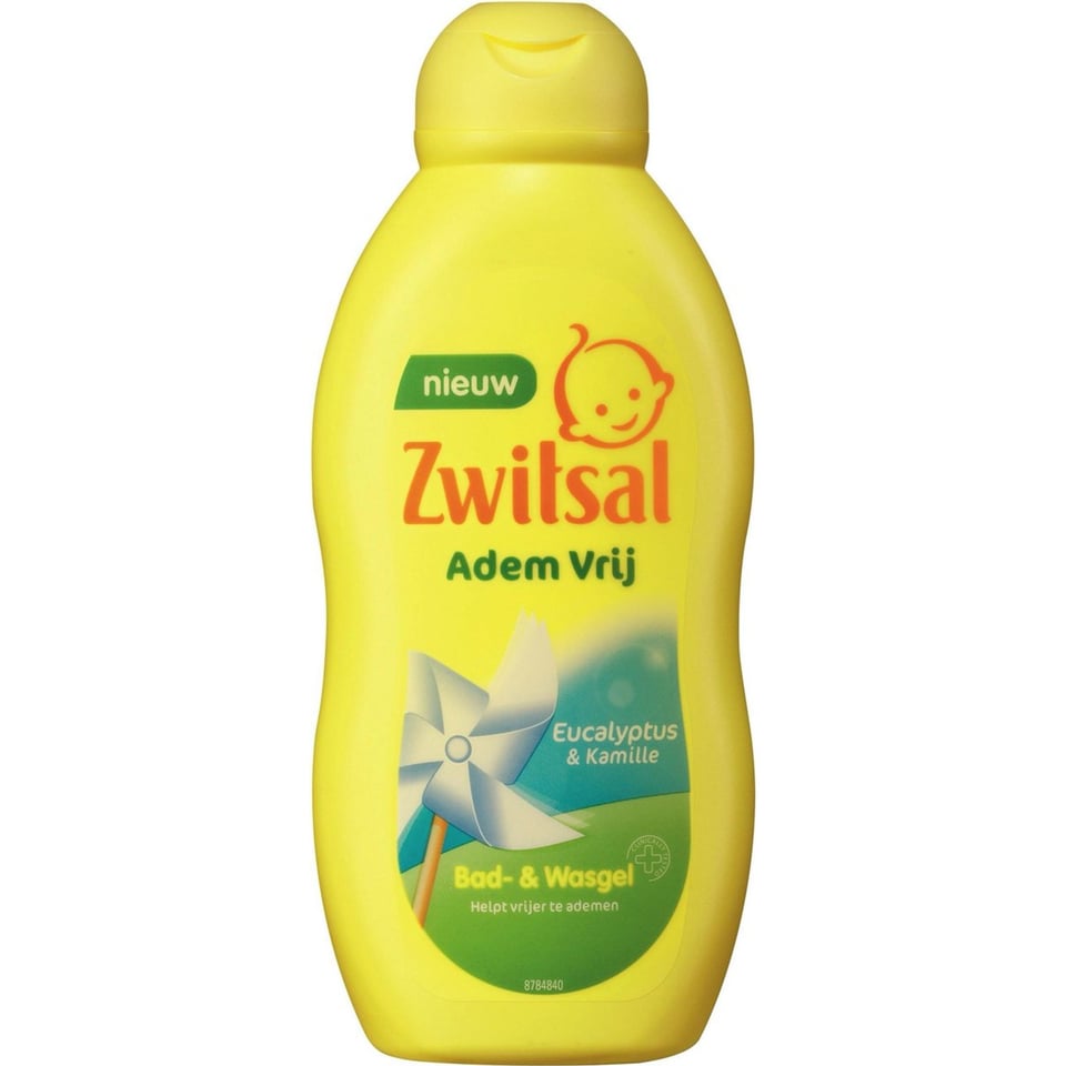 Zwitsal Ademvrij Eucalyptus & Kamille Bad- & Wasgel - 200 Ml - Baby