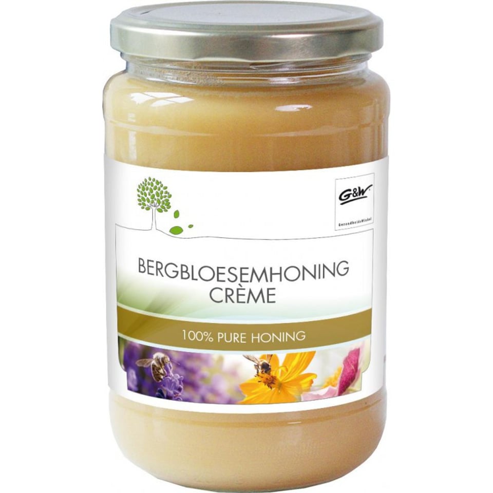 G&W Bergbloesem Honing Creme 900 Gr