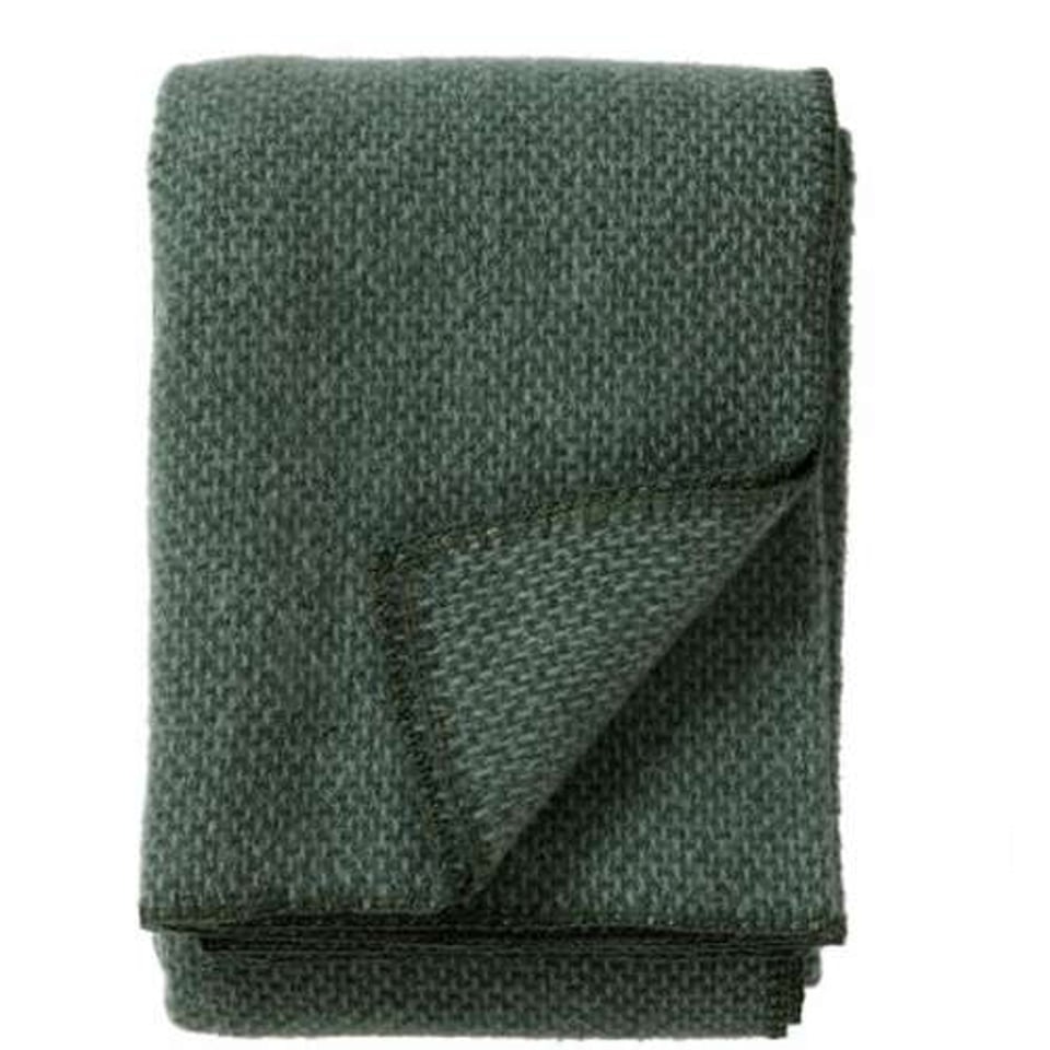 Wiegendeken Domino Eco Wool - Groen (Klippan)