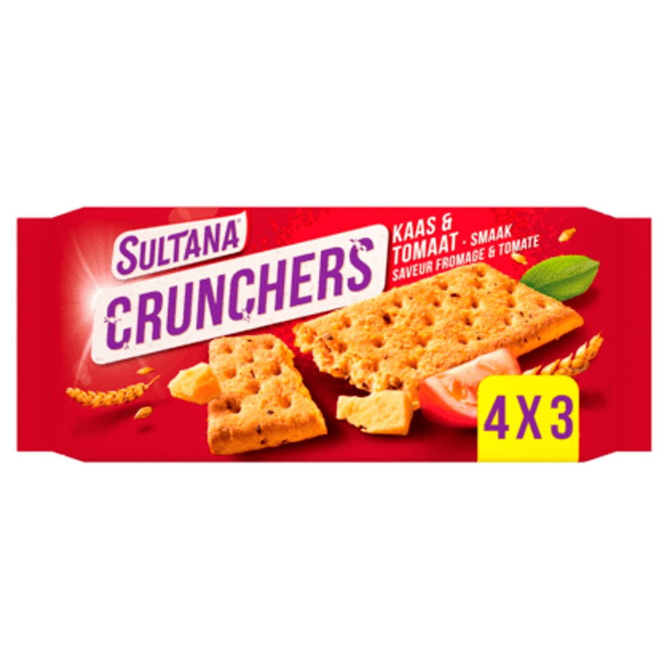 Sultana Crunchers Kaas/tomaat