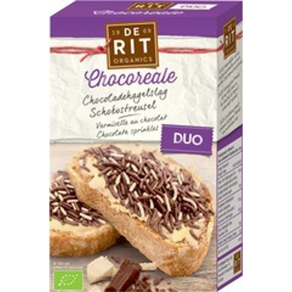 De Rit Chocoladehagelslag Duo 225