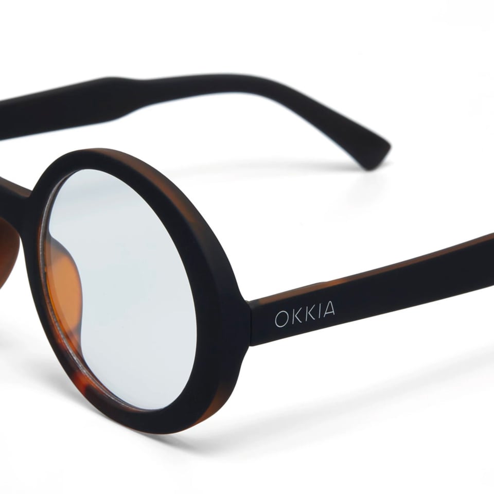 Leesbril LAURA Round Black Havana OK024B3H