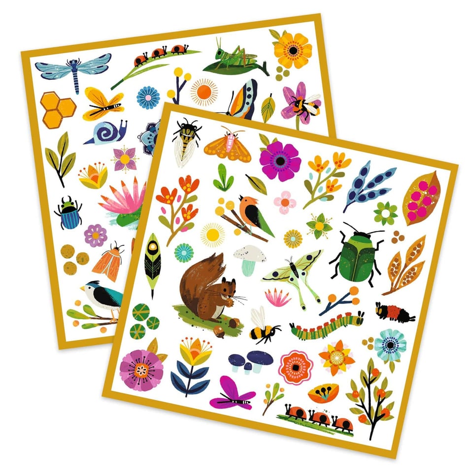 Djeco Paper Stickers - Tuin