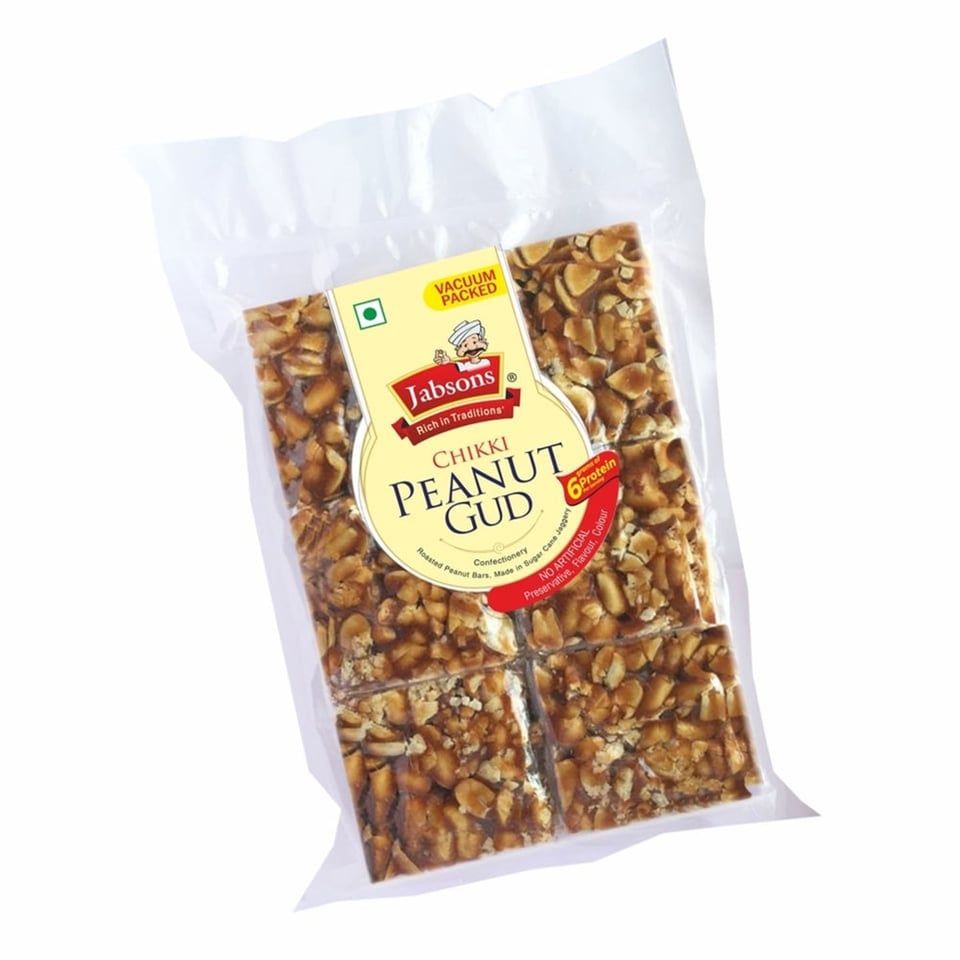 Jabsons Chikki Peanut Gud 240G