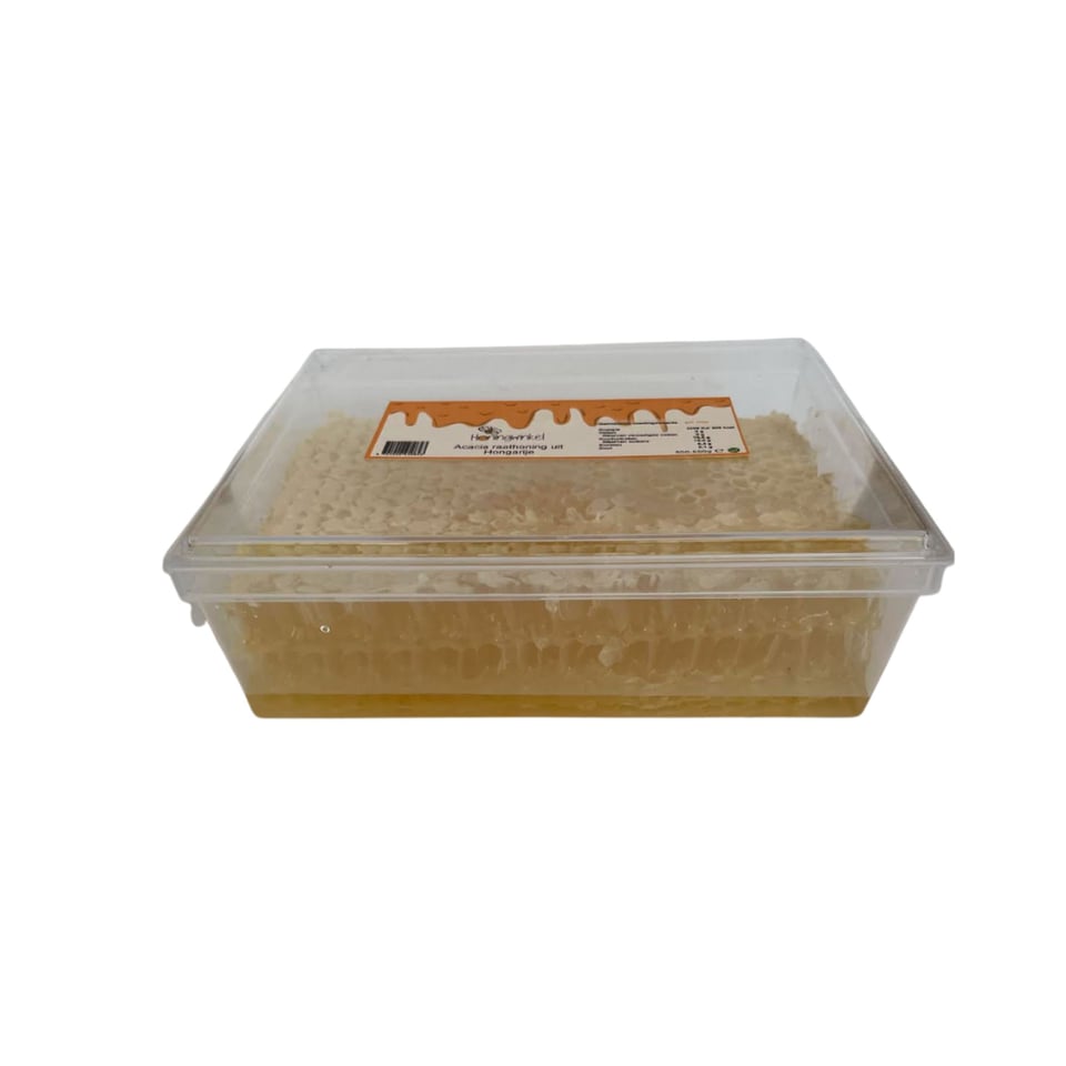 Acaciahoning raathoning Hongarije 500-550g Honingwinkel