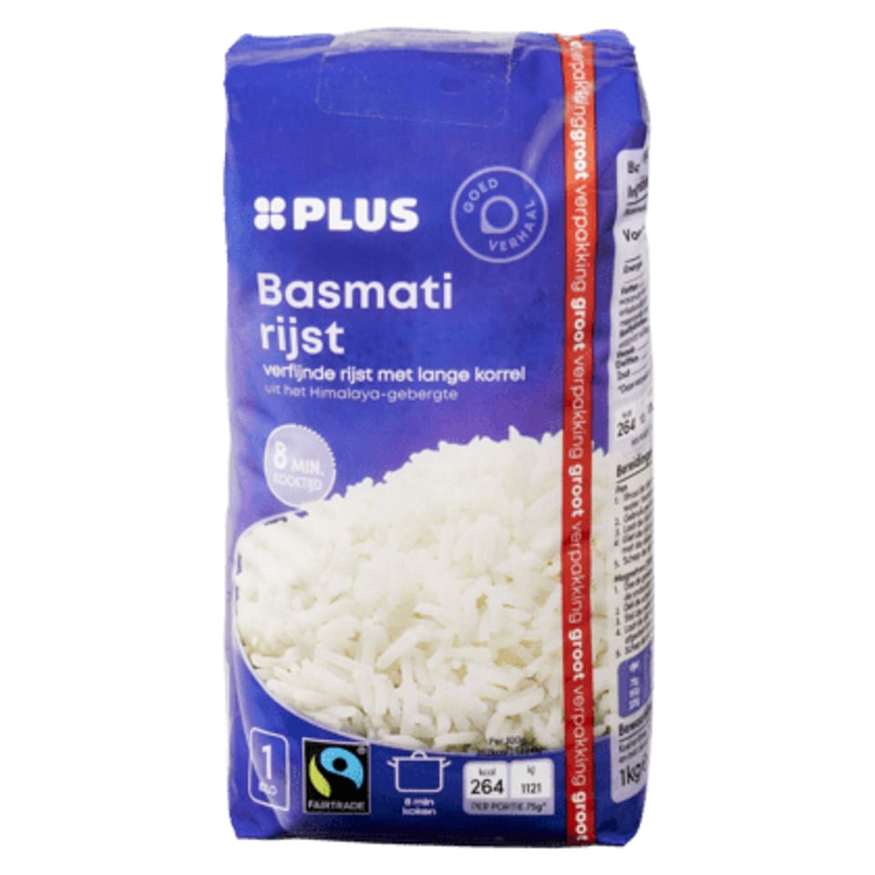 PLUS Basmati Rijst Fairtrade