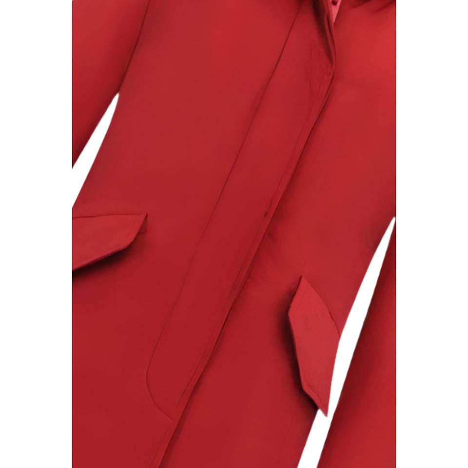 Dames Winterjassen Met Capuchon - 5897 - Rood