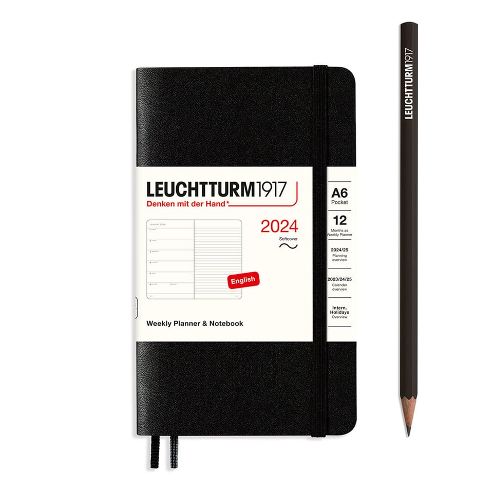 Leuchtturm 2024 diary softcover pocket week