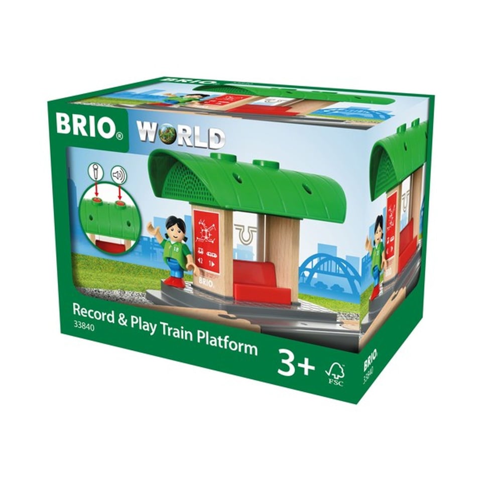 BRIO Record & Play Treinstation